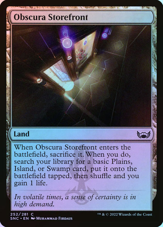 Obscura Storefront - Foil