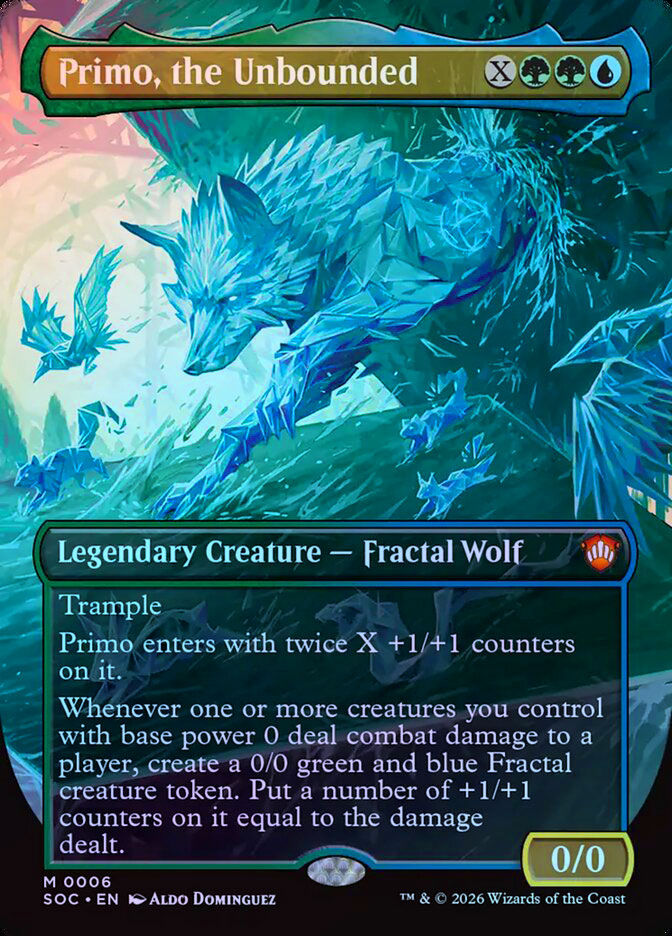 Primo, the Unbounded (Borderless) - Foil