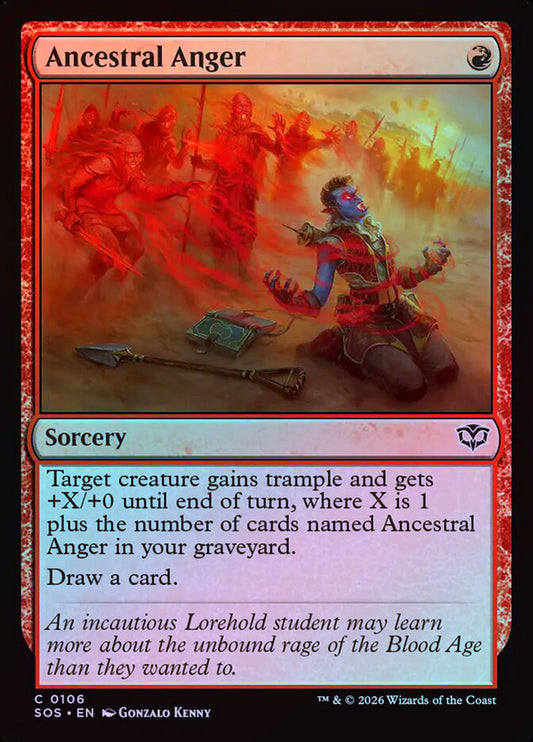 Ancestral Anger - Foil