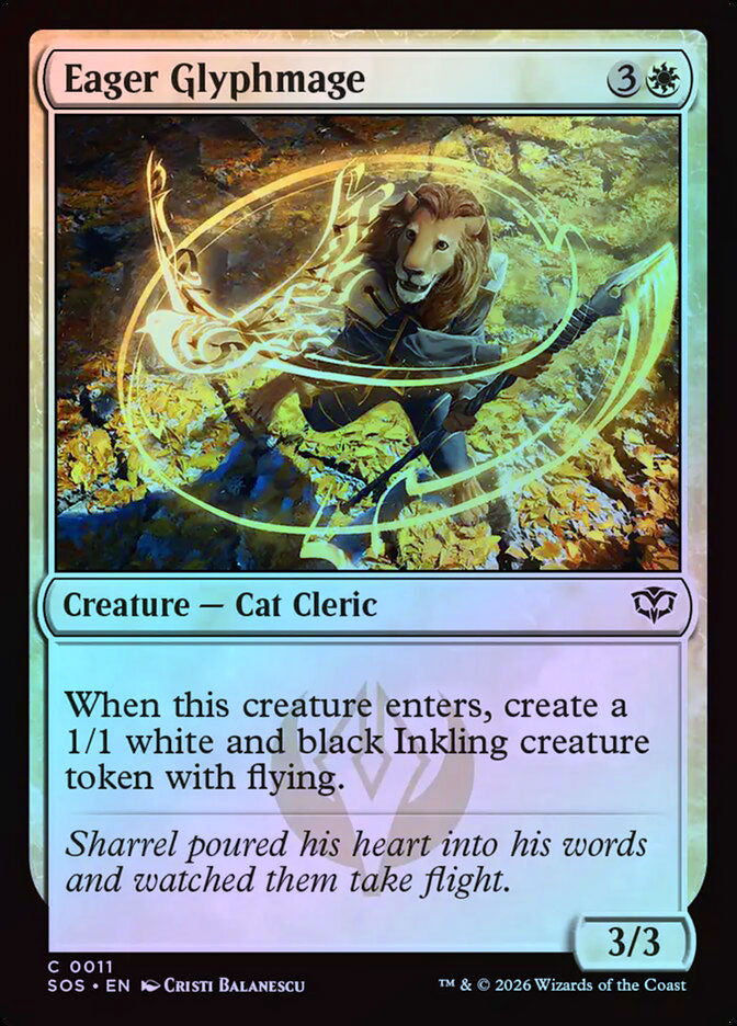 Eager Glyphmage - Foil