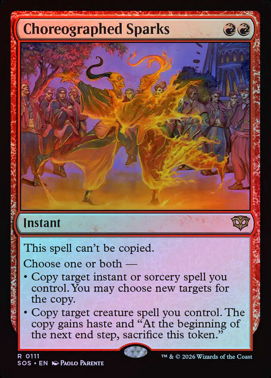 Choreographed Sparks - Foil