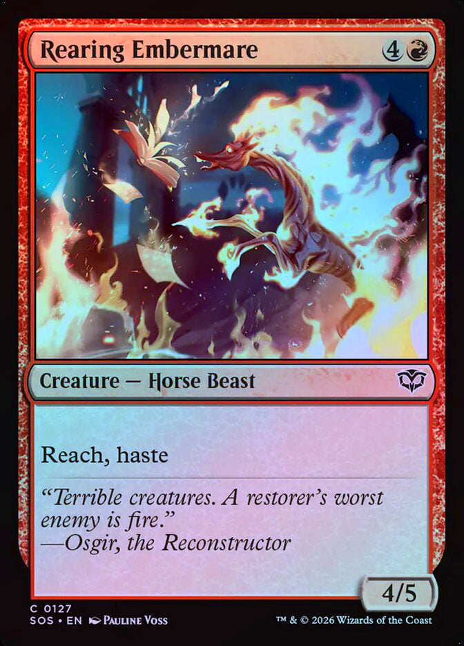 Rearing Embermare - Foil