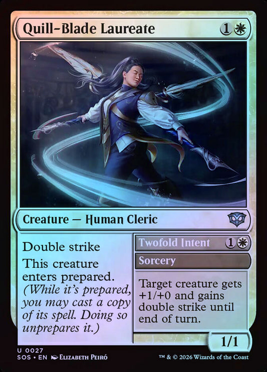 Quill-Blade Laureate // Twofold Intent - Foil