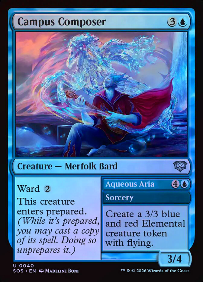 Campus Composer // Aqueous Aria - Foil