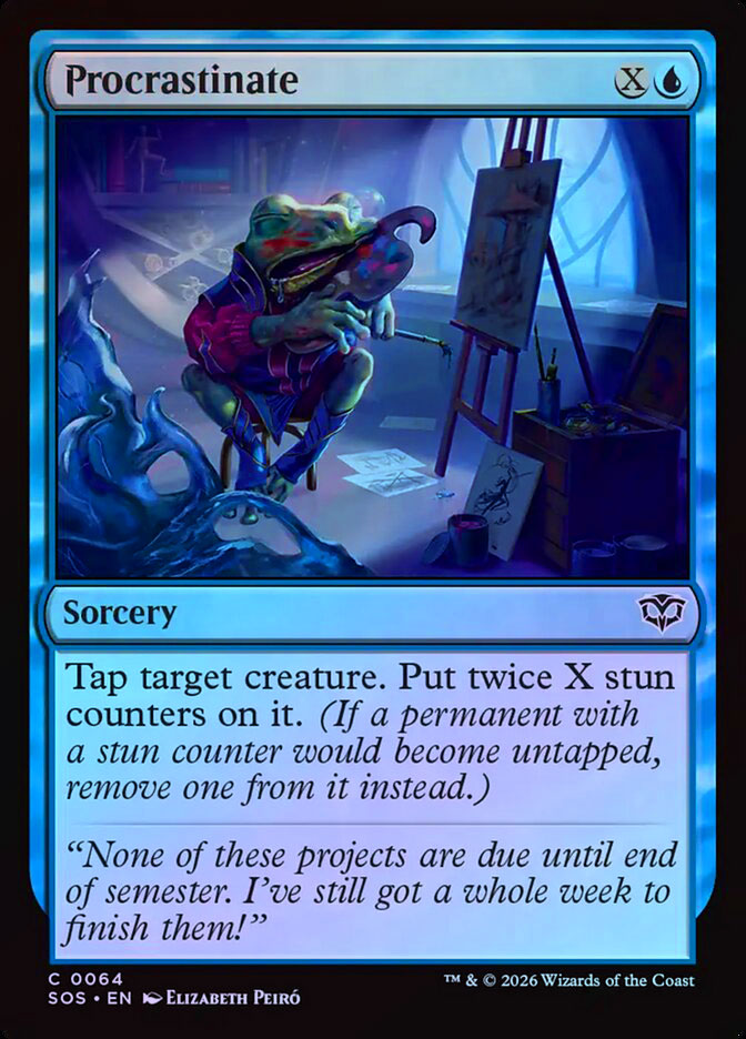 Procrastinate - Foil