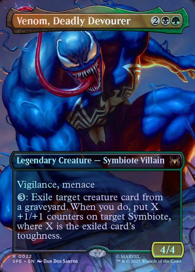 Venom, Deadly Devourer (Borderless) - Foil