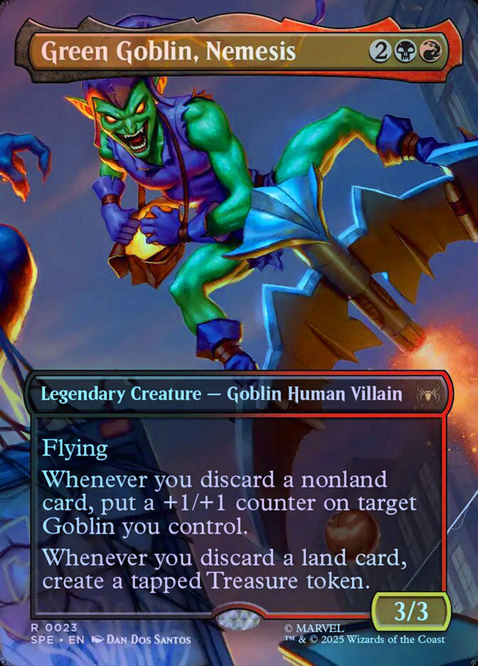 Green Goblin, Nemesis (Borderless) - Foil