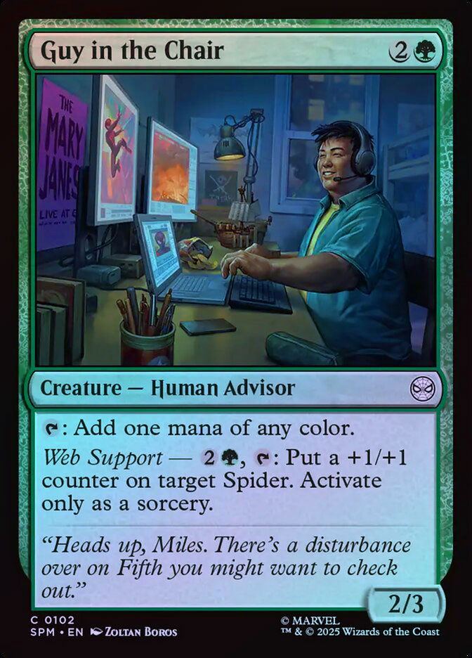 Guy in the Chair - Foil