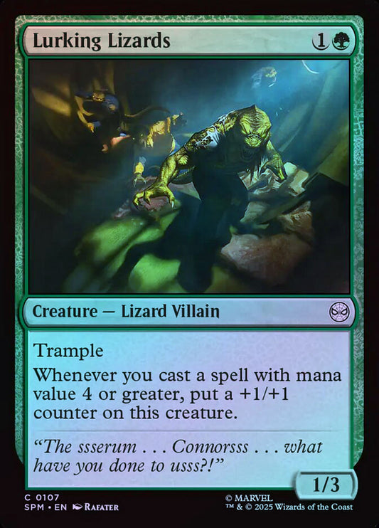 Lurking Lizards - Foil