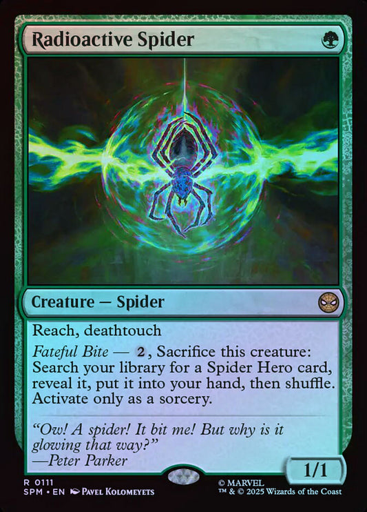Radioactive Spider - Foil