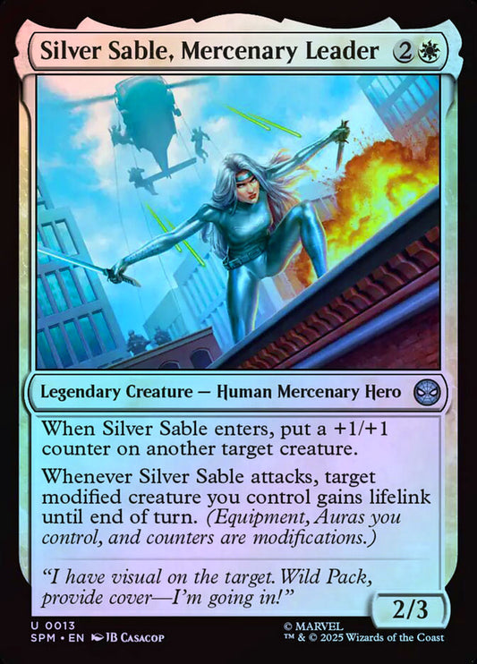 Silver Sable, Mercenary Leader - Foil