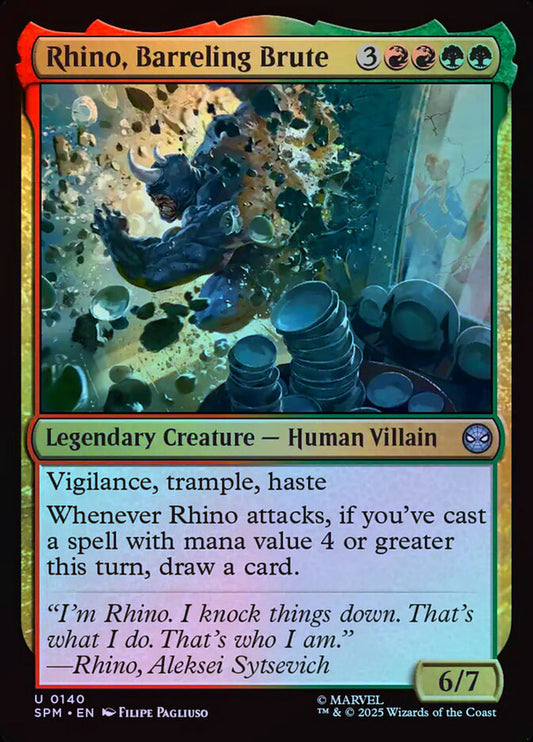 Rhino, Barreling Brute - Foil