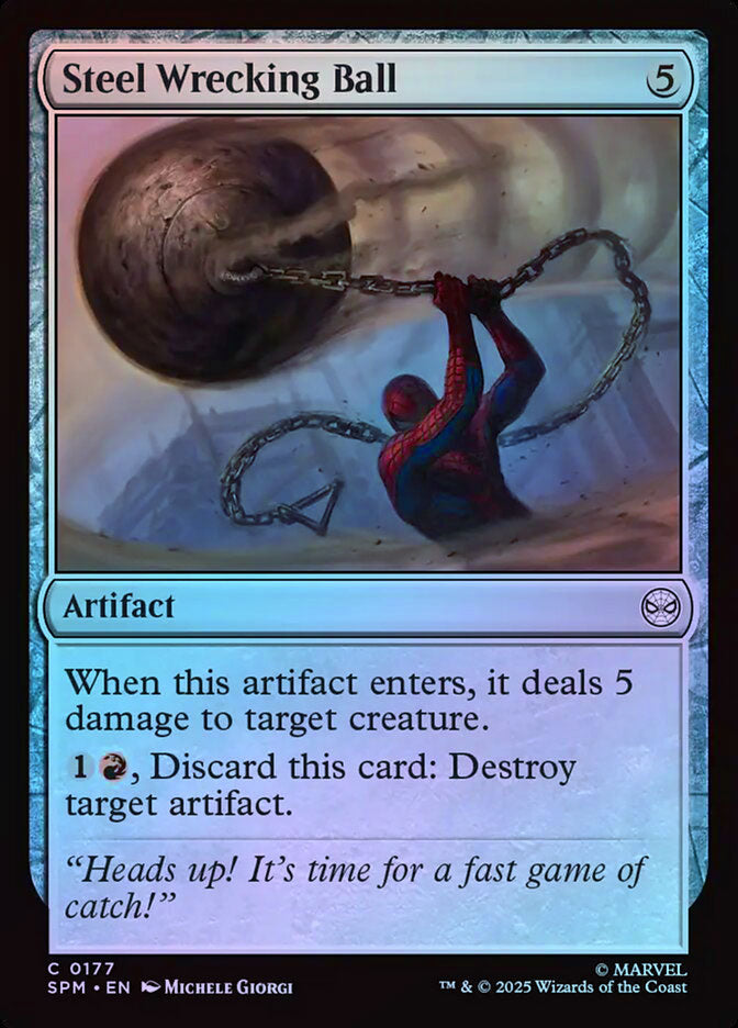 Steel Wrecking Ball - Foil
