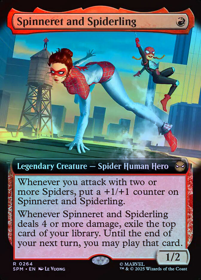 Spinneret and Spiderling (Extended Art) - Foil