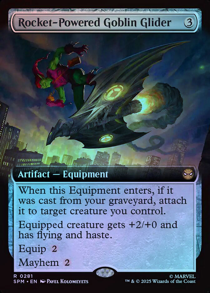 Rocket-Powered Goblin Glider (Extended Art) - Foil