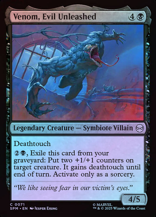 Venom, Evil Unleashed - Foil