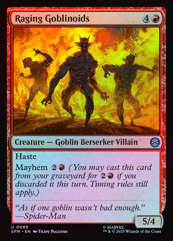 Raging Goblinoids - Foil