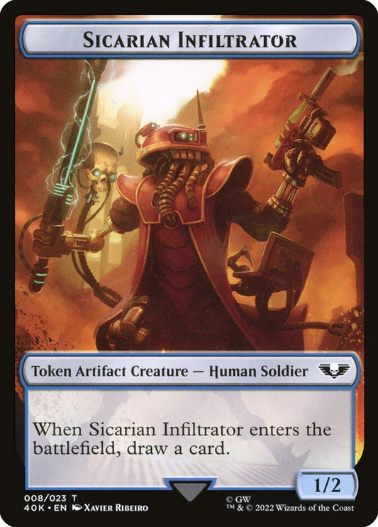 Sicarian Infiltrator // Soldier Double-Sided Token