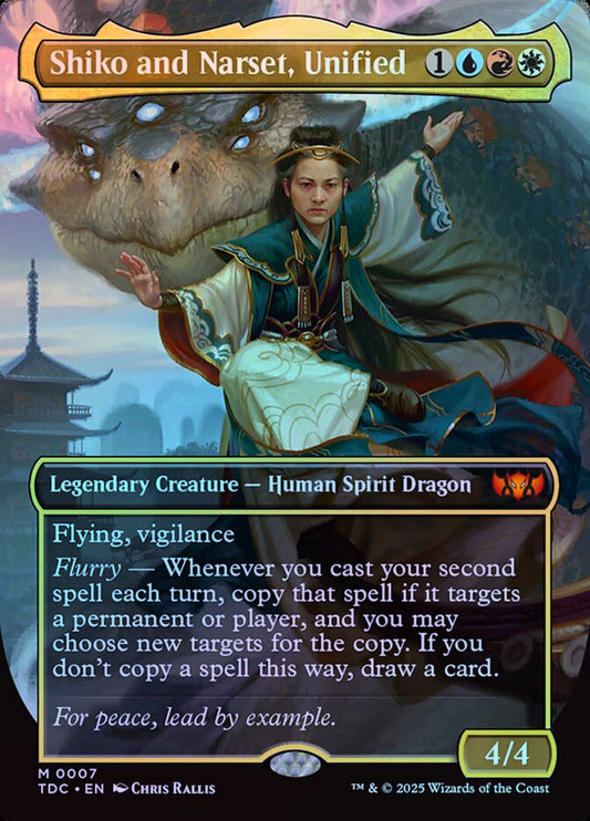 Shiko and Narset, Unified (Borderless) - Foil