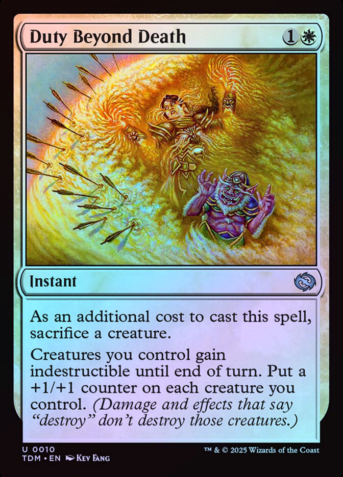 Duty Beyond Death - Foil