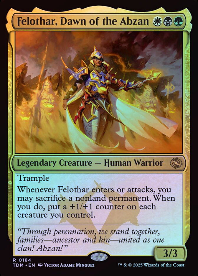 Felothar, Dawn of the Abzan - Foil