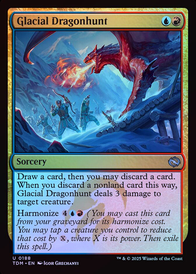 Glacial Dragonhunt - Foil