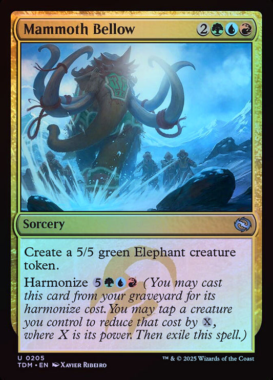 Mammoth Bellow - Foil
