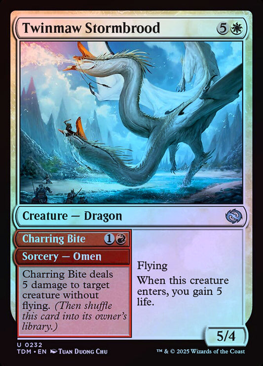 Twinmaw Stormbrood // Charring Bite - Foil