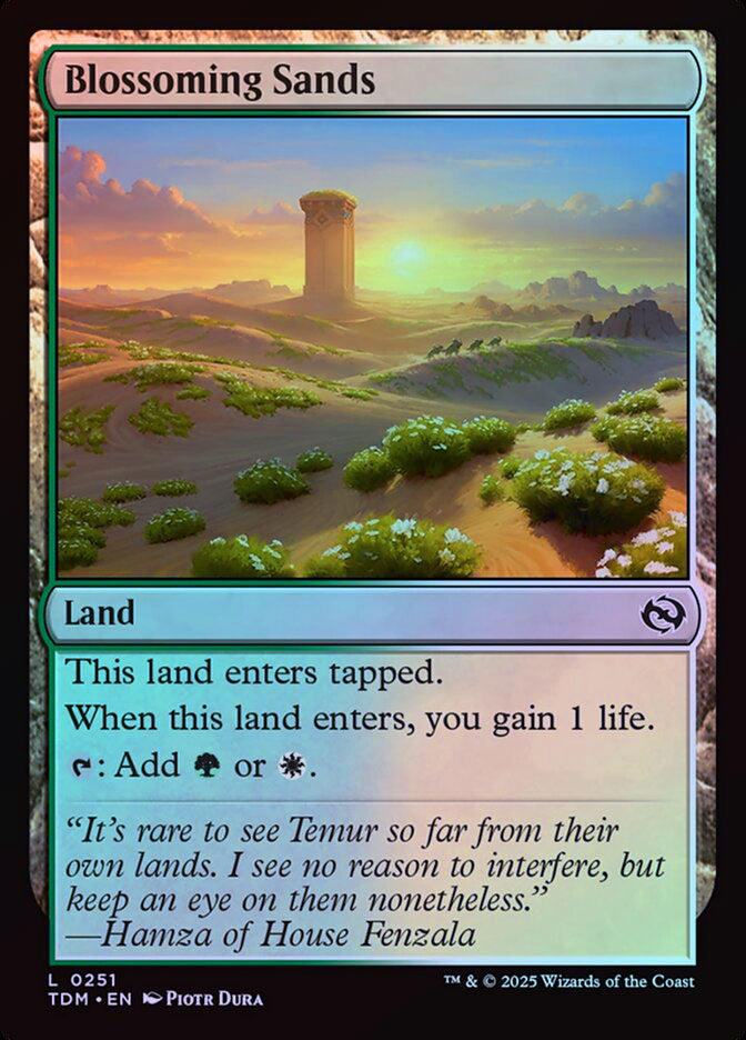 Blossoming Sands - Foil