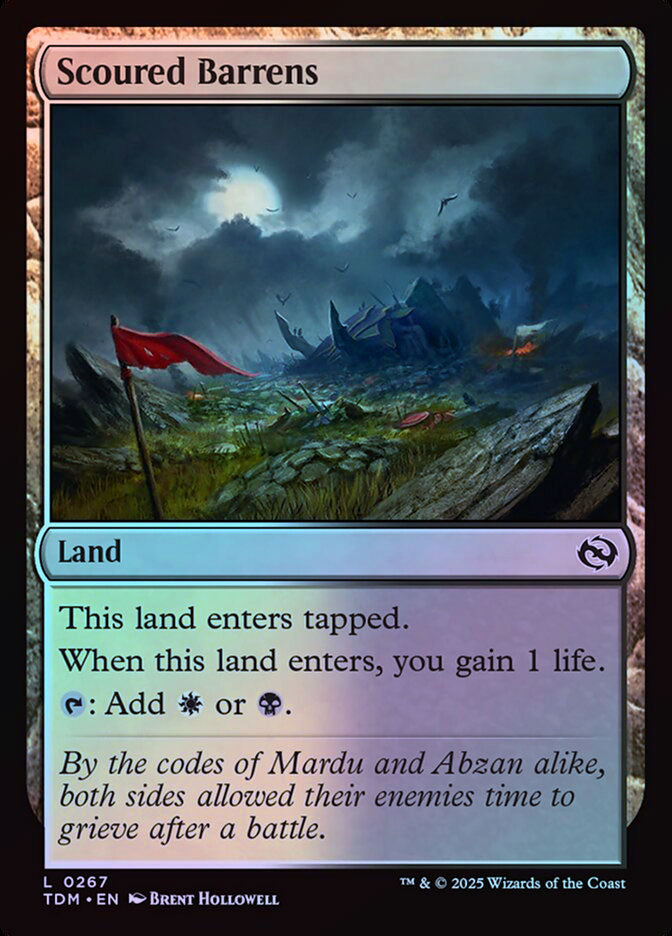 Scoured Barrens - Foil