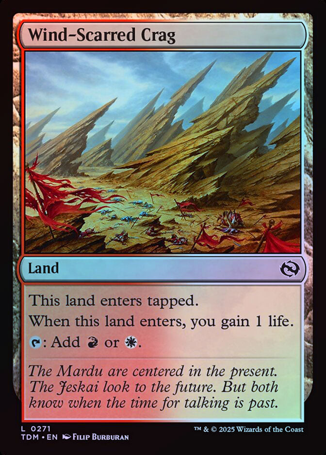 Wind-Scarred Crag - Foil