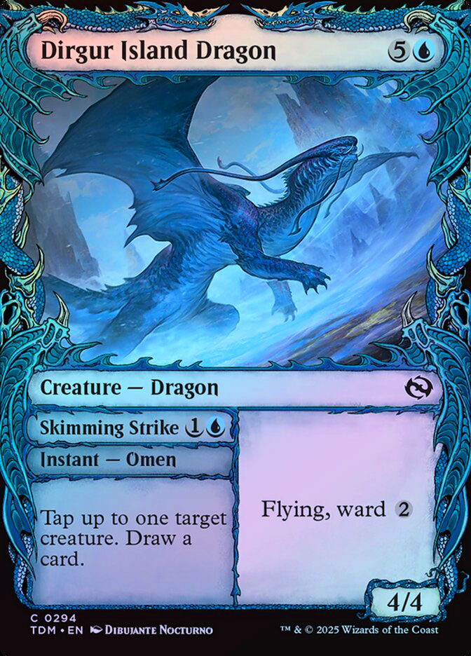 Dirgur Island Dragon // Skimming Strike (Showcase) - Foil