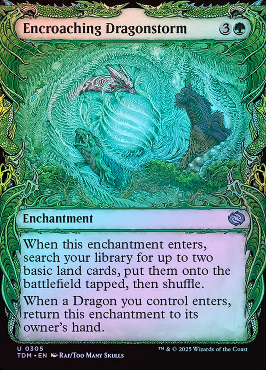 Encroaching Dragonstorm (Showcase) - Foil