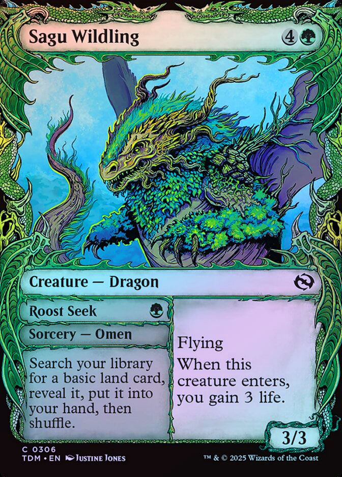 Sagu Wildling // Roost Seek (Showcase) - Foil