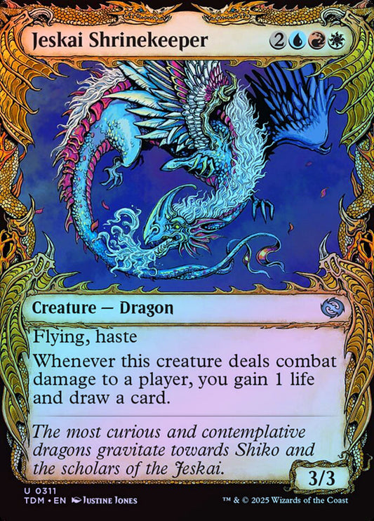 Jeskai Shrinekeeper (Showcase) - Foil