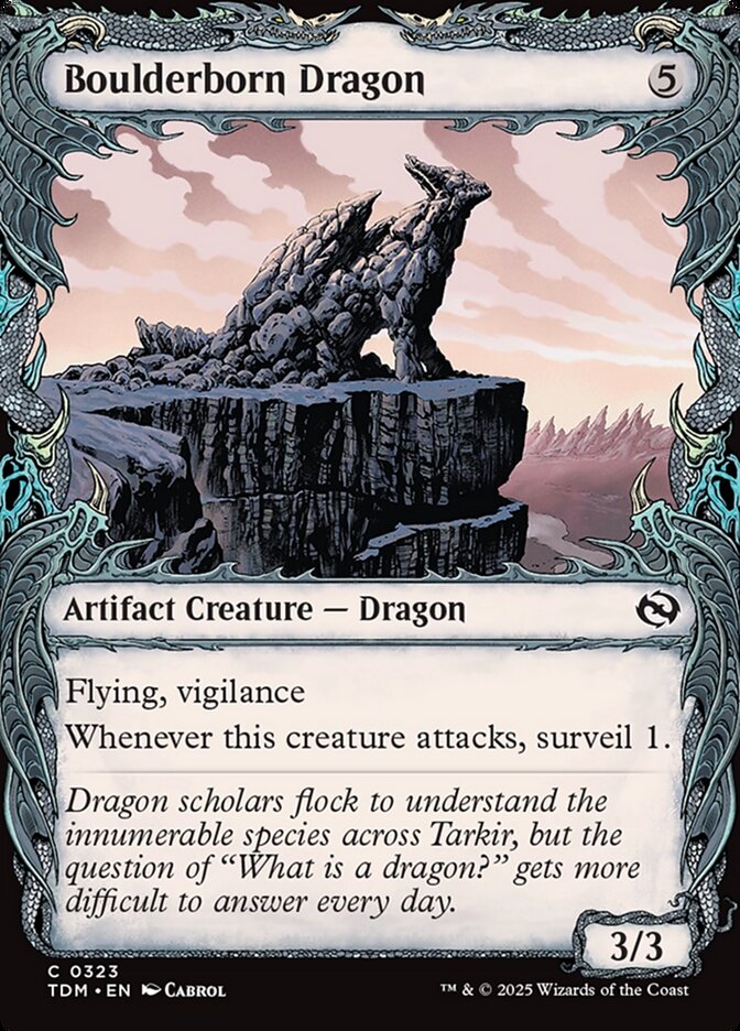Boulderborn Dragon (Borderless)