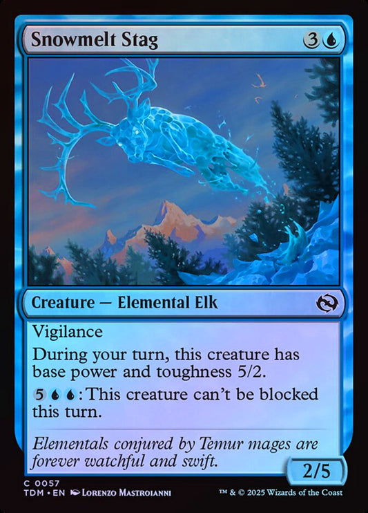 Snowmelt Stag - Foil