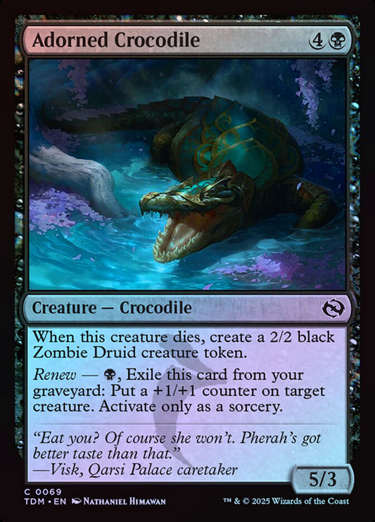 Adorned Crocodile - Foil