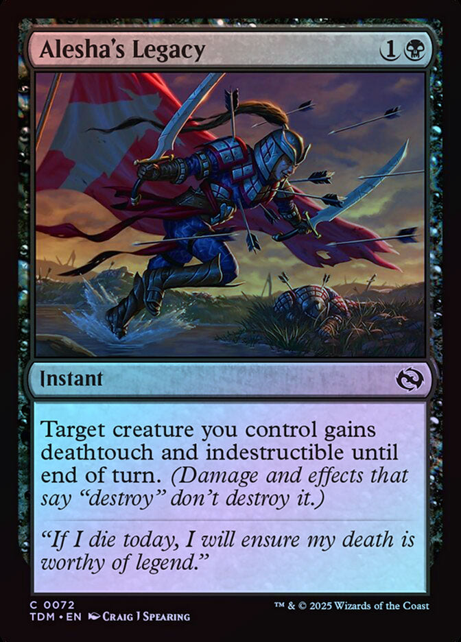Alesha's Legacy - Foil