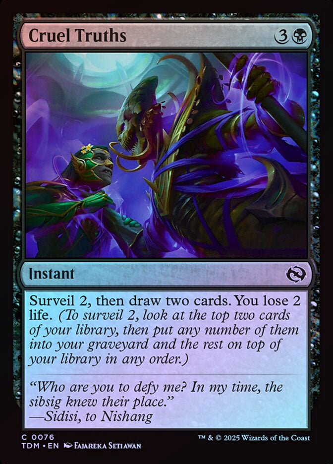 Cruel Truths - Foil