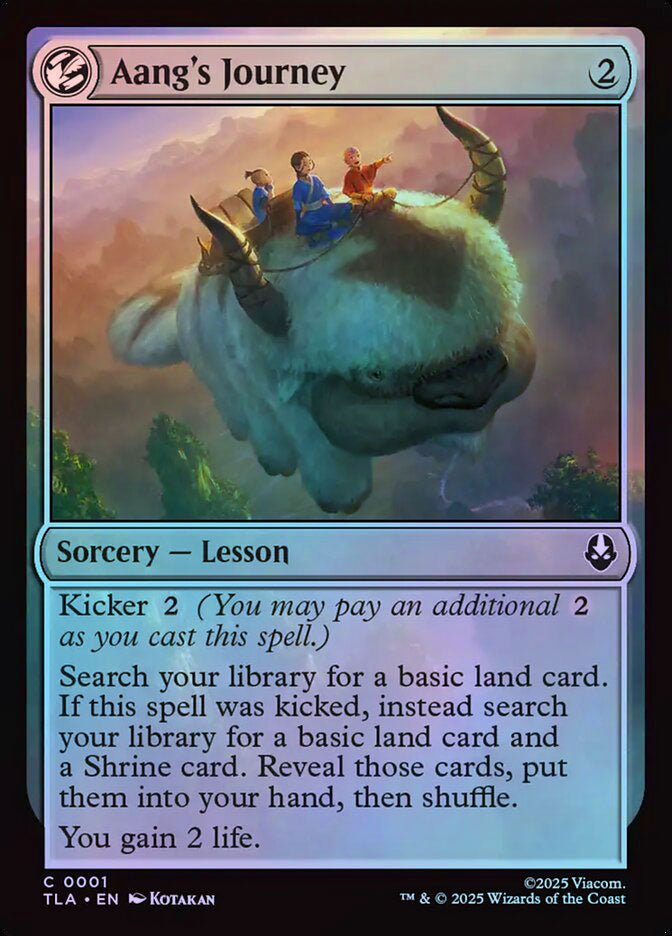 Aang's Journey - Foil