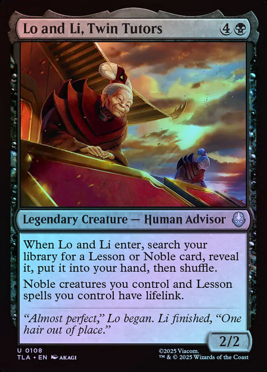Lo and Li, Twin Tutors - Foil
