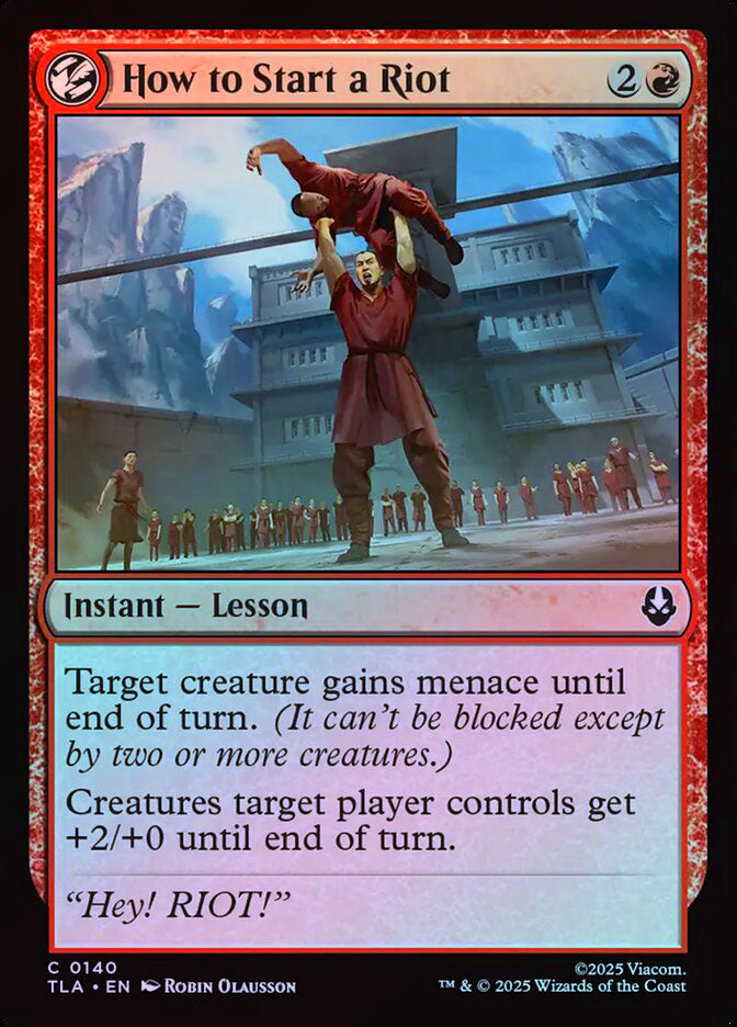 How to Start a Riot - Foil