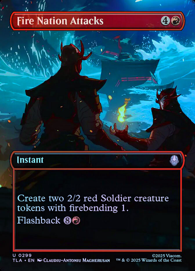 Fire Nation Attacks (Borderless) - Foil