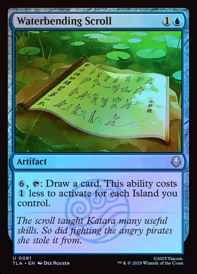 Waterbending Scroll - Foil