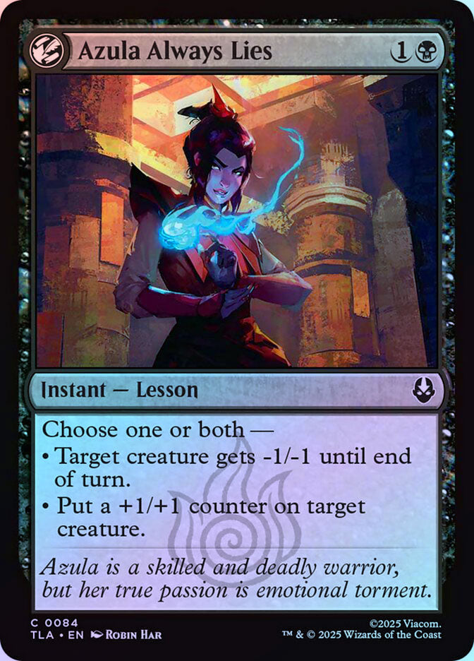 Azula Always Lies - Foil
