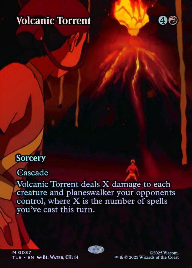 Volcanic Torrent (Borderless) - Foil