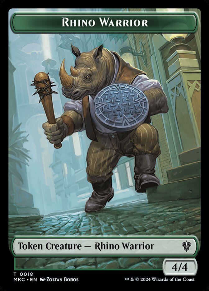 Rhino Warrior Token
