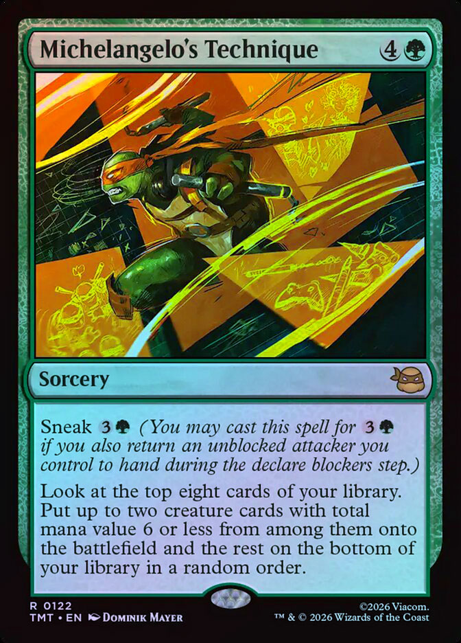 Michelangelo's Technique - Foil