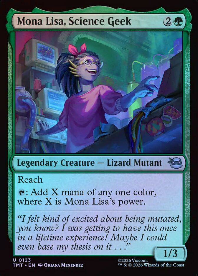 Mona Lisa, Science Geek - Foil